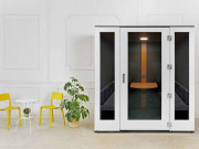 Cabine acoustique de bureau - Capacité 2 personnes - Dim. L210 x P100 x H215 cm