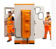 Cabine de dépoussiérage modulaire