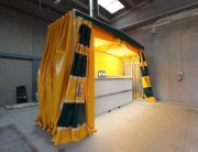 Cabine de dépoussiérage mobile et extensible sur mesure