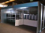 Cabine de peinture à température ambiante