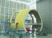 Cabine de peinture aéronautique