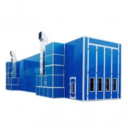 Cabine de peinture pour pièce industrielle - Fermée et filtrée - Dimensions sur mesure