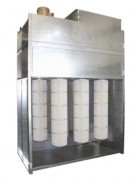 Cabine de poudrage epoxy acier galva