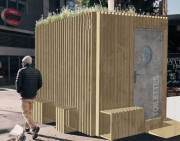 Toilette autonome à chasse d’eau recyclée