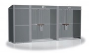 Cabine fumeur modulaire à filtre électrostatique - 4 à 24 personnes 