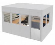 Cabines de bureau pour environnements industriels