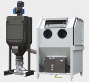 Cabine de dépoussiérage et de soufflage haut débit ATEX