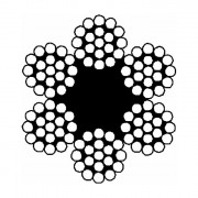 Câble acier galvanisé sans graisse