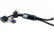 Câble KVM 2 ports DVI USB