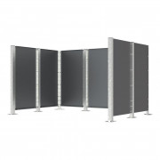 Cache conteneur modulaire en acier