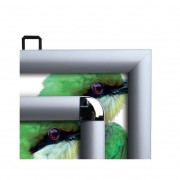 Cadre d'affichage clic clac en aluminium - Format A4 à A0 et 500x700 mm ou 700x1000 mm