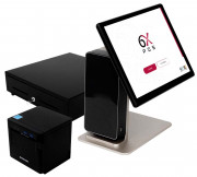 Caisse enregistreuse tactile restaurant interface Ubereats