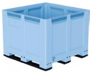 Caisse palette pehd à 3 semelles