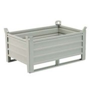 Caisse tôlée acier avec ski