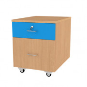 Caisson 2 tiroirs pour crèche