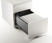 Caisson roulettes métallique pour rangement bureau