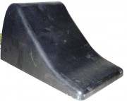 Cale roue camion en caoutchouc - Dim. L340 x l200 x H190 mm