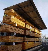 Cantilever extérieur à toiture