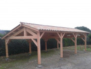 Carpot en bois pour voitures