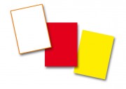 Carton d'arbitre 8.7 x 12.7 cm