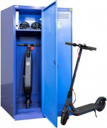 Casier de recharge trottinette - Dim. L1000 x P500 x H1700 mm - 2 casiers