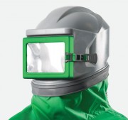 Casque de sablage à cape nylon ou cuir