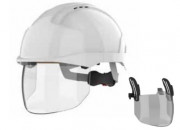 Casque de sécurité avec visière rétractable - Norme EN 397 - Coquille en ABS