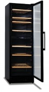 Cave à vin – 438 L (175 x 75cl) – 200 w – froid ventilé +5°C / +12°C en partie haute et +12°C / +22°C en partie basse 