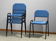 Chaise cantine empilable en polypropylène