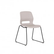 Chaise d’école avec dossier incurvé