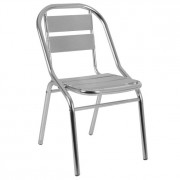 Chaise en aluminium pour terrasse