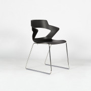 Chaise kaoma coque plastique pied luge