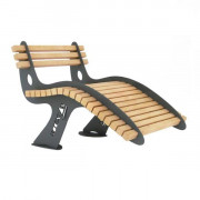 Chaise longue urbaine