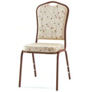 Chaise rembourré en tissu pour conférence