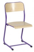 Chaise scolaire bois appui sur table PHOENIX - T6 - Hêtre multiplis