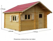 Chalet de Jardin semi-habitable