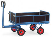 Char à bras avec ridelles