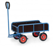 Char à bras léger avec 2 essieux et 4 ridelles