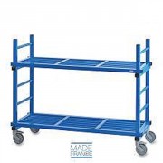Chariot 2 plateaux pour piscine