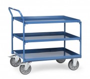 Chariot à 3 plateaux étanches