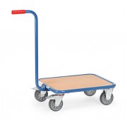 Chariot à col de cygne plateau bois