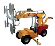 Palonnier à ventouse tout-terrain - Capacité 600 kg - Ht. de levage 4200 mm