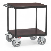 Chariot à 2 plateaux pour charges lourdes