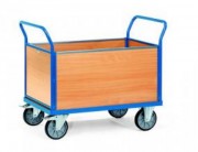 Chariot à ridelle en mélaminé