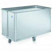 Chariot aluminium à fond mobile