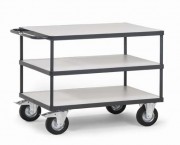 Chariot antistatique à 3 plateaux 400 Kg