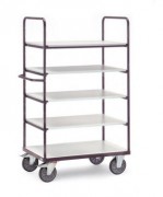 Chariot antistatique pivotant