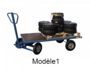 Chariot avant train pivotant