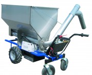 Chariot avec cuve distributrice sur le côté