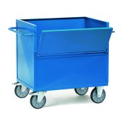 Chariot caisse en tôle d'acier